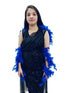 BookMyCostume Fluffy Feather Boa Stole | Soft Feathers Scarf Evening Dress Accessory for Girls | Perfect for Dance Accessory, Costume Parties & Stylish Feather Dress Look